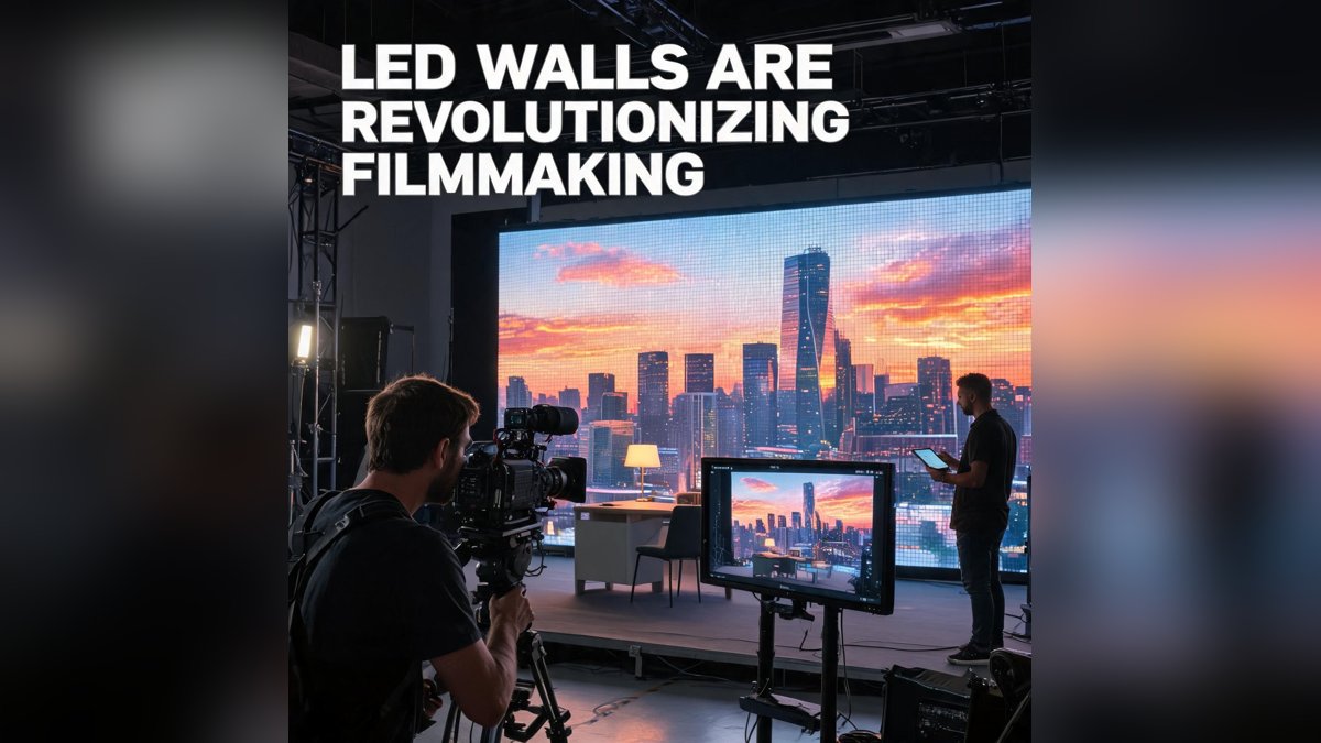 LED wall virtual production stage revolutionizing filmmaking